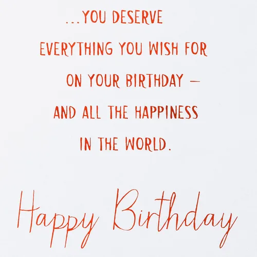 Vista 3 de American Greetings Tarjeta de cumpleaños para tío (Everything You Wish)