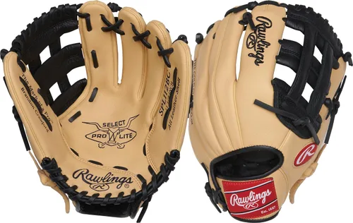 Vista 12 de Rawlings Guante de béisbol juvenil Select PRO LITE Modelos Pro Player Tamaños 10.5 a 12.25 pulgadas Múltiples estilos