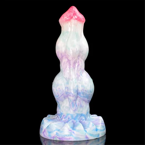 Vista 3 de Consolador de dragón suave grueso de 9.05 pulgadas, consoladores de silicona para punto G, juguetes sexuales para adultos, juguetes sexuales