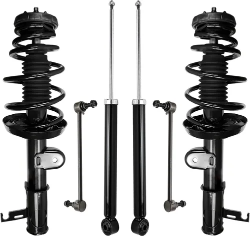 Vista 35 de Detroit Axle - Kit de puntales delanteros de 6 piezas para Ford Escape 2014-2019, 2 puntales y muelles helicoidales, 2 enlaces de barra