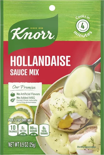 Vista 16 de Mezcla de salsas Knorr para comidas simples y guarniciones Hollandaise, sin sabores artificiales, sin GMS añadido 0.9 oz, paquete de 24