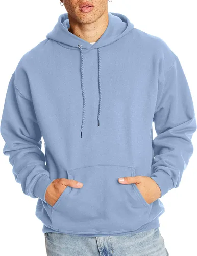 Vista 2 de Hanes Sudadera con capucha de forro polar pesado para hombre, sudadera de algodón para hombre