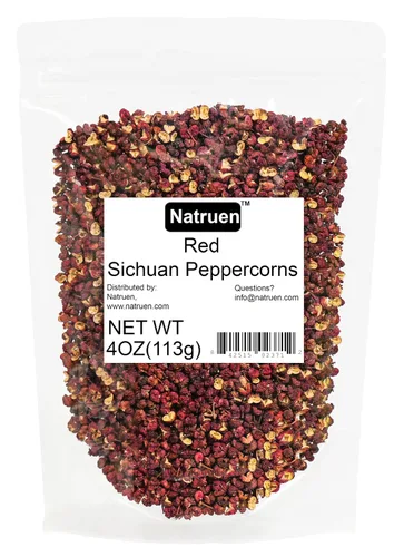 Vista 9 de Natruen Szechuan Granos de pimienta verde de 4 onzas, granos de pimienta enteros de Sichuan con sabor fuerte, esencial para mapo tofu, pollo Kung