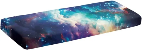 Vista 74 de Cubierta antipolvo para teclado de piano de llama, cubierta protectora de teclado de música elástica para pianos eléctricos digitales