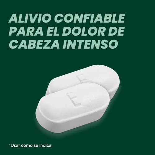 Vista 5 de Excedrin Comprimidos para aliviar la migraña para aliviar los síntomas de la migraña - 200