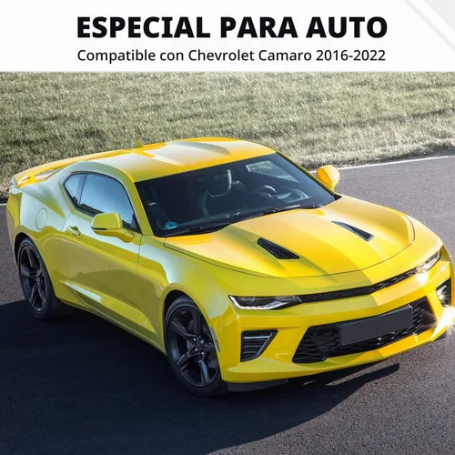 Vista 6 de Cubierta lateral de panel de palanca de cambios de fibra de carbono para Chevrolet Chevy Camaro 2016-2026, accesorios interiores