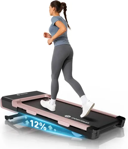 Vista 11 de DeerRun Almohadilla para caminar Z10 con 12% de inclinación automática Negro azabache