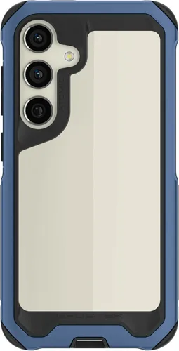 Vista 65 de Ghostek Atomic - Funda delgada para Galaxy Z Flip 4, parte trasera de aramida con parachoques de aluminio rojo, funda protectora de doble capa a