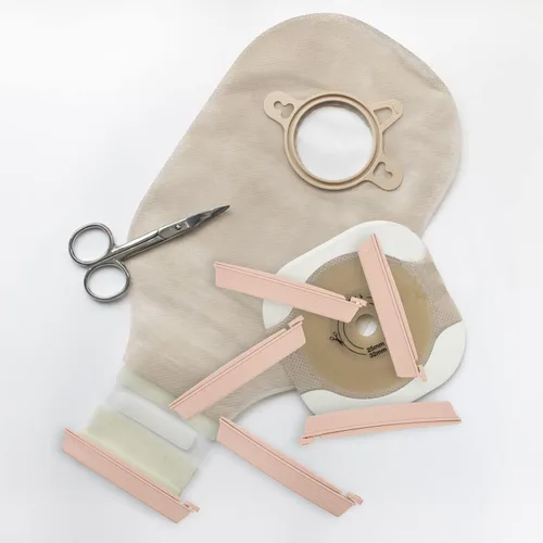 Vista 6 de Healifty Juego de abrazaderas de bolsa drenable, suministros de bolsas de colostomía, clip de ostomía, bolsa de drenaje de cola, cierre de cola