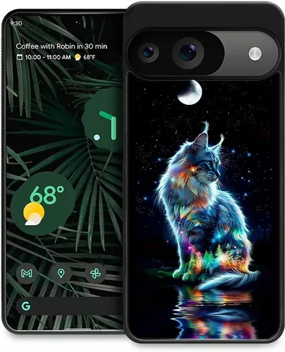 Vista 274 de Compatible con Google Pixel 4A 5G Mobile Case Creative Acrylic Panel trasero Silicona Protección Grip especialmente diseñado para Google Pixel 4A 5G
