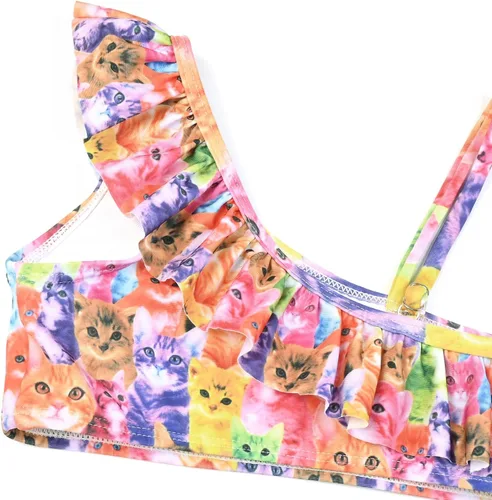 Vista 53 de CHILDRENSTAR Trajes de baño de dos piezas para niñas, traje de baño de playa y piscina