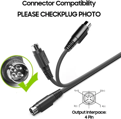 Vista 2 de KFD Adaptador 4PIN 12V AC DC para Synology NAS DS918+ DS920+ DS923+ DS916+ DS723+ DS720+ DS713 DS620 DS423 DS410 DS411 DS412 DS415 DS710 DS712 DS713