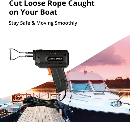 Vista 4 de SeaSense - Pistola de corte de cuerda para pesca, canotaje y campamento, cable de 4 pies, 1.5 libras, 120 V, 100 W y 1.5 A, herramienta de corte