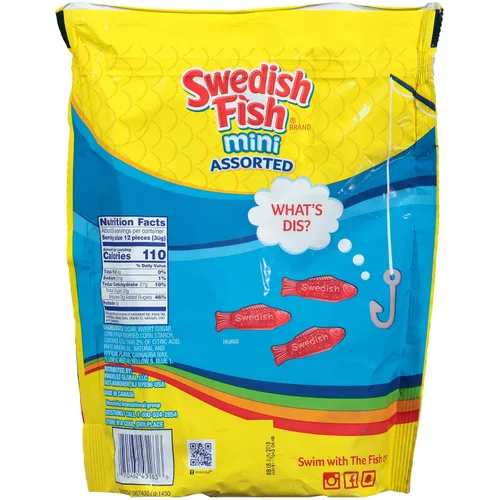 Vista 13 de Caramelo suave y masticable surtido Swedish Fish, 1,90 libras