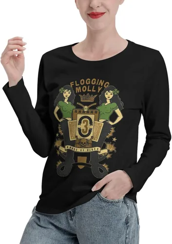 Vista 2 de Women's Fall Long Sleeve T-Shirt Womens Fashion Shirt Top Crewneck T-Shirts Outfit