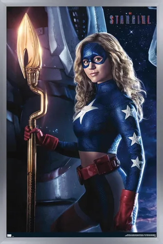 Vista 11 de Trends International DC Comics TV Stargirl - Póster de pared de arte clave, 22.4 pulgadas de largo x 14.7 pulgadas, versión enmarcada de madera