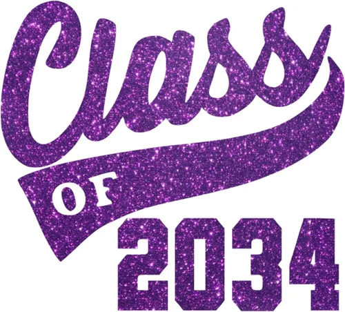 Vista 26 de Adhesivo de graduación para planchar en la clase de 2034, calcomanía para camiseta de secundaria, parche de graduación HTV para graduados