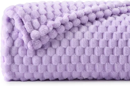 Vista 213 de BEDELITE Manta de forro polar para sofá y cama, manta decorativa de jacquard 3D de almendra, súper suave y acogedora, manta mullida cálida adecuada