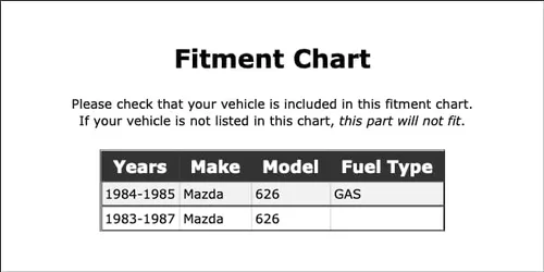 Vista 2 de Lower Radiator Coolant Hose Compatible With Mazda 626 GAS 1983 1984 1985 1986 1987 PC-178231