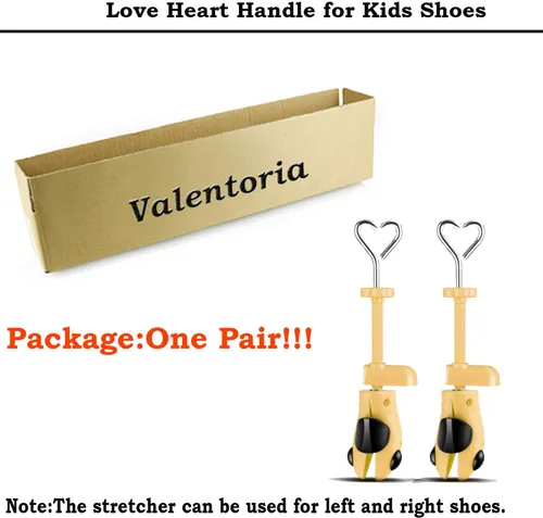 Vista 6 de Valentoria Ensanchador de zapatos para niños de 7 a 15 años, estirador de zapatos de 2 vías de longitud, ancho, regalos para niños