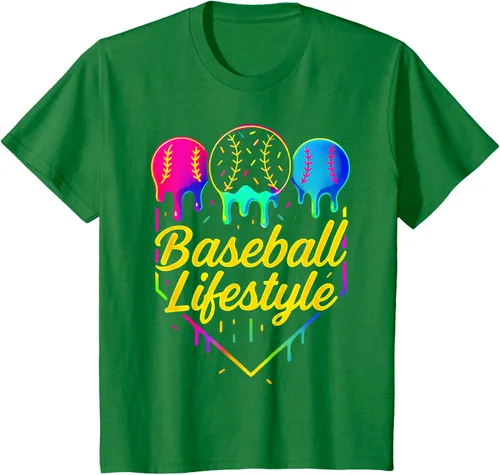 Vista 50 de Baseball Life Style 101 - Camiseta de béisbol para jóvenes