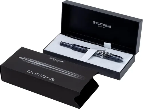 Vista 3 de Platinum Pluma estilográfica, Curidus, Abyss Blue, Punta Media, PKN-7000#50-3