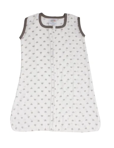 Vista 8 de Bacati - Saco de dormir con estampado de muselina (flechas de amor para recién nacidos, negro)