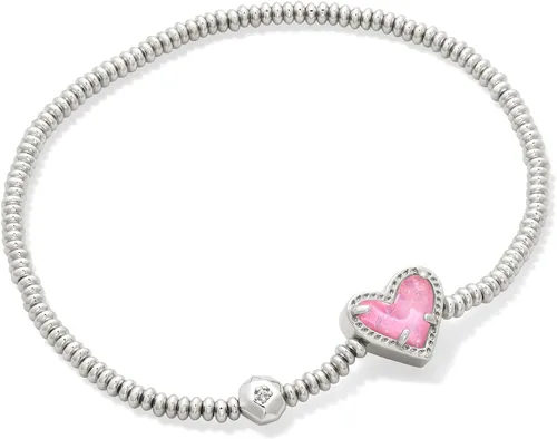 Vista 9 de Kendra Scott Pulsera elástica de corazón Ari, joyería de moda para mujer