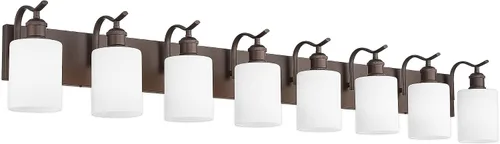 Vista 36 de Lámpara de tocador de baño de 3 luces, aplique de pared de níquel cepillado, lámpara de baño moderna con vidrio transparente, VL01BN-3 Níquel
