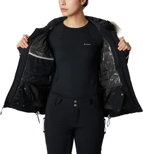 Vista 5 de Columbia Chaqueta de invierno Alpine Slide para mujer, impermeable y transpirable