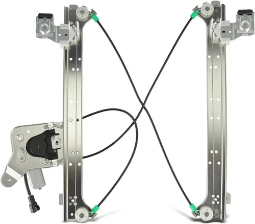 Vista 8 de YHTAUTO Rear Driver Side Power Window Regulator w/Motor for Chevy, GMC