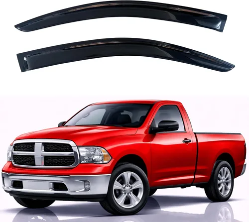 Vista 189 de KPY Protector de lluvia compatible con Ford Bronco 1980-1996, Ford F150 F250 F350, deflectores de ventilación lateral para visera de ventana