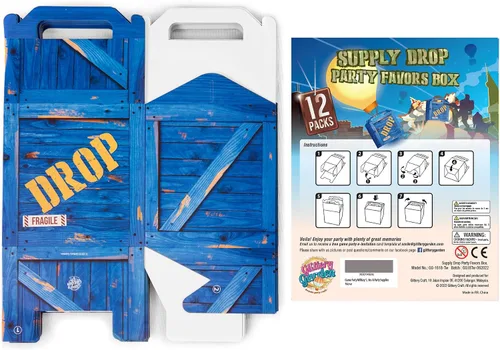 Vista 2 de Caja de suministros militares para fiestas de juegos, regalos de fiesta, bolsas de decoración y regalo, actividades de cumpleaños con temática