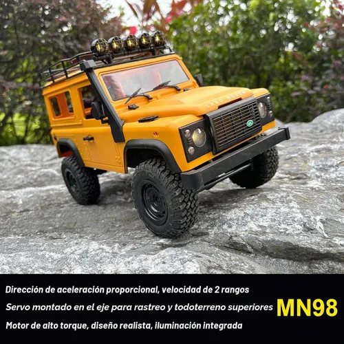 Vista 2 de HLSFWDRIVE Camión teledirigido de la correa eslabonada MN98 RC Off Road