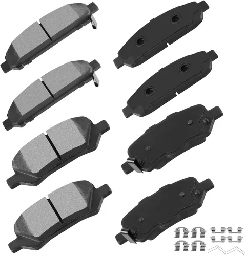 Vista 20 de cciyu - Juego de pastillas de freno de cerámica profesionales delanteras - Para Geo Prizm (1993-1997), Toyota Camry (1992-2001), Celica (1994-1997)
