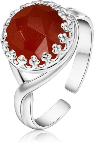 Vista 50 de 925 Sterling Silver Gemstone Rings for Women - Anniversary Rings for Women - Sterling Silver Rings for Women - Dainty Sterling Silver Rings