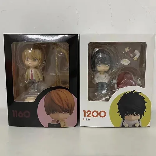 Vista 7 de Jeweduo Figuras L 1200 Lawliet 1160 Yagami Light Figura de acción Colección Estatua Modelo Muñeca Regalo 3.9 in (1160)
