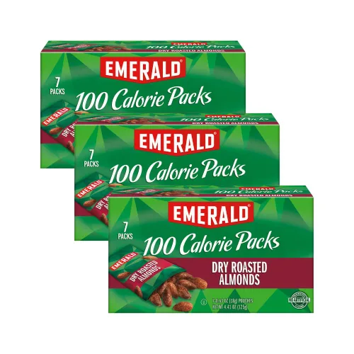 Vista 13 de Emerald Nueces secas de almendras tostadas, paquetes de 100 calorías, 7 unidades (paquete de 2)