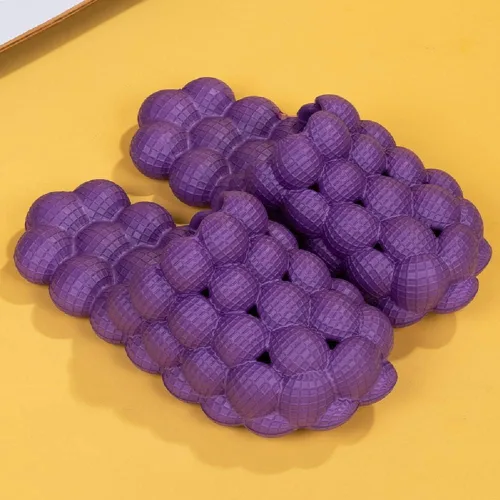 Vista 7 de Pantuflas de almohada de EVA, sandalias de almohada, divertidas sandalias de burbujas y pantuflas, sandalias de masaje en casa para hombres