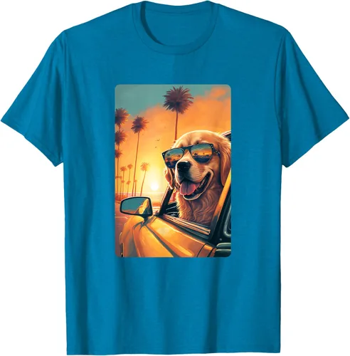 Vista 11 de Golden Retriever - Camiseta divertida de Golden Retriever con lentes, Negro