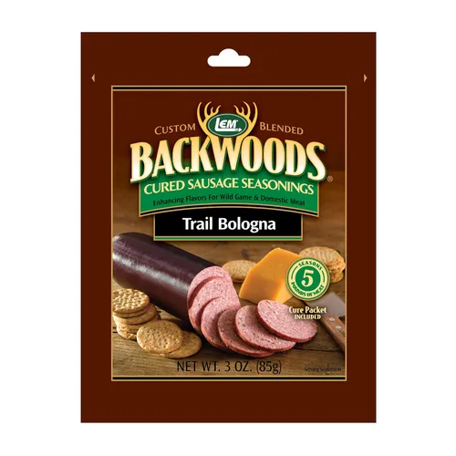 Vista 16 de LEM Products Backwoods Bratwurst – Salchicha curada con condimento, ideal para caza silvestre y carne doméstica, sazona hasta 25 libras de carne