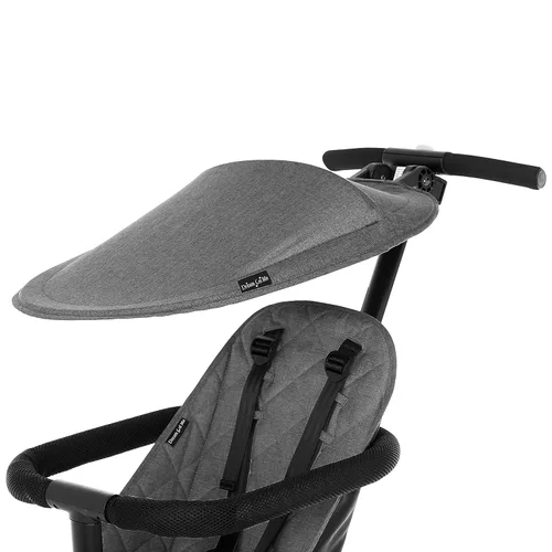 Vista 7 de Dream On Me Coast Rider Stroller Canopy, Black Negro