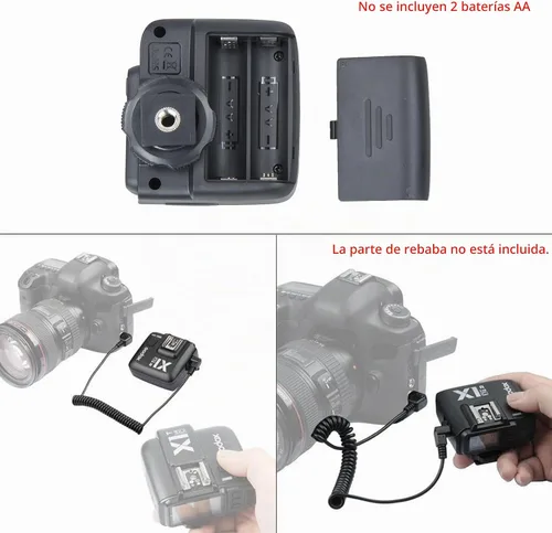 Vista 9 de Godox X1R-C TTL Receptor de disparo de flash inalámbrico compatible con cámaras Canon, receptor flash inalámbrico 2.4G, sincronización de alta