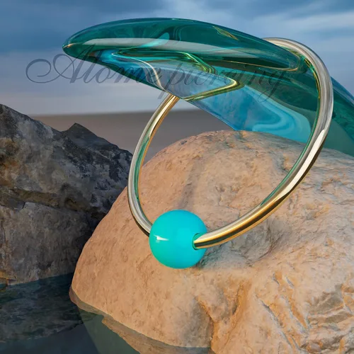 Vista 60 de Variedad de aretes de aro para cartílago
