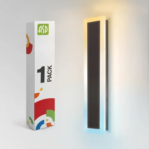 Vista 41 de ASD Lámpara LED de montaje en pared de 18 pulgadas de largo, aplique lineal para exteriores e interiores 3CCT, regulable, impermeable