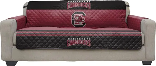 Vista 64 de Pegasus Sports NCAA - Funda protectora de microfibra para muebles con correas elásticas