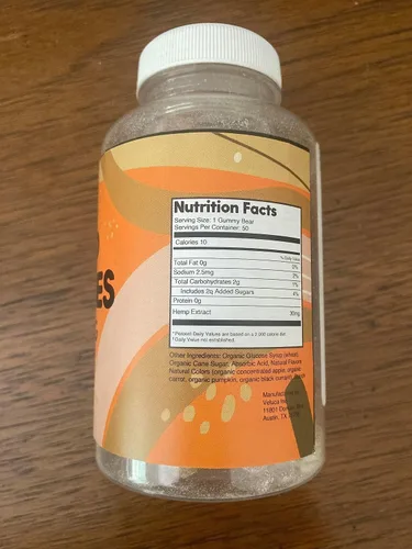 Vista 7 de Gomitas de cáñamo orgánicas de alta potencia, suplemento avanzado extra fuerte, la mejor gomita para adultos, baja en azúcar con extracto de aceite