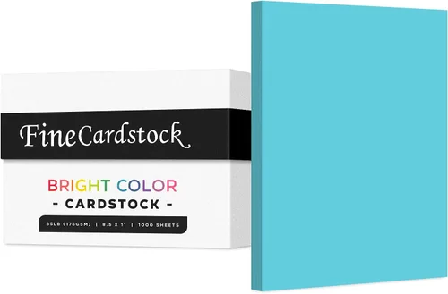 Vista 18 de Papel de alta calidad para tarjetas de colores, caja de 1000 hojas, cartulina de peso medio de 65 libras, perfecta para suministros escolares, artes