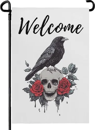 Vista 76 de Bandera de jardín floral de verano (bandera de jardín de águila del 4 de julio)