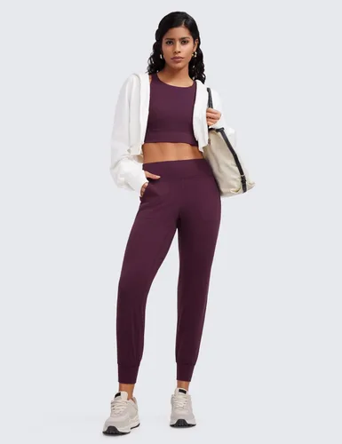 Vista 3 de CRZ YOGA Butterluxe - Pantalones deportivos de cintura alta para mujer de 27 pulgadas, pantalones de yoga suaves como la mantequilla, leggings